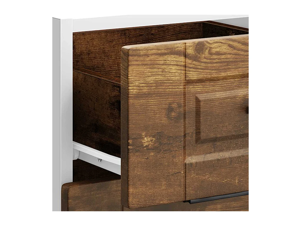 Mueble bajo de cocina porto roble ahumado madera reconstituida