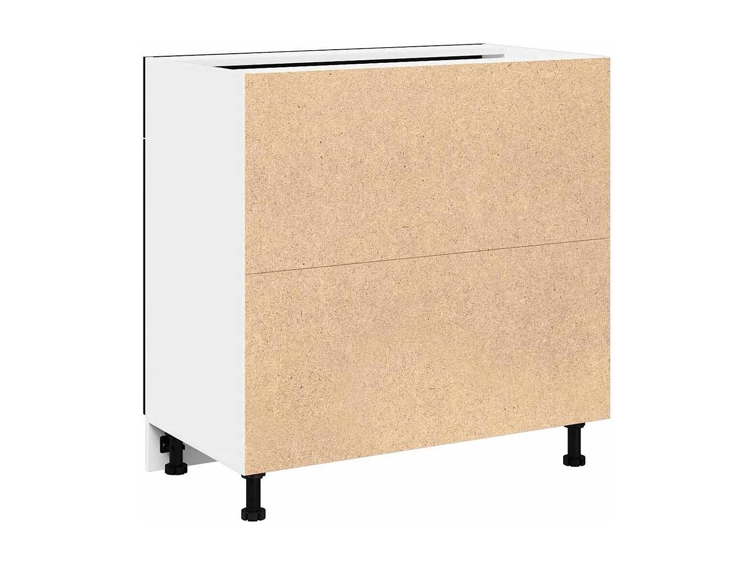 Armoire suspendue avec tiroir Riga Chêne noir 80 x 31 x 81.5 cm