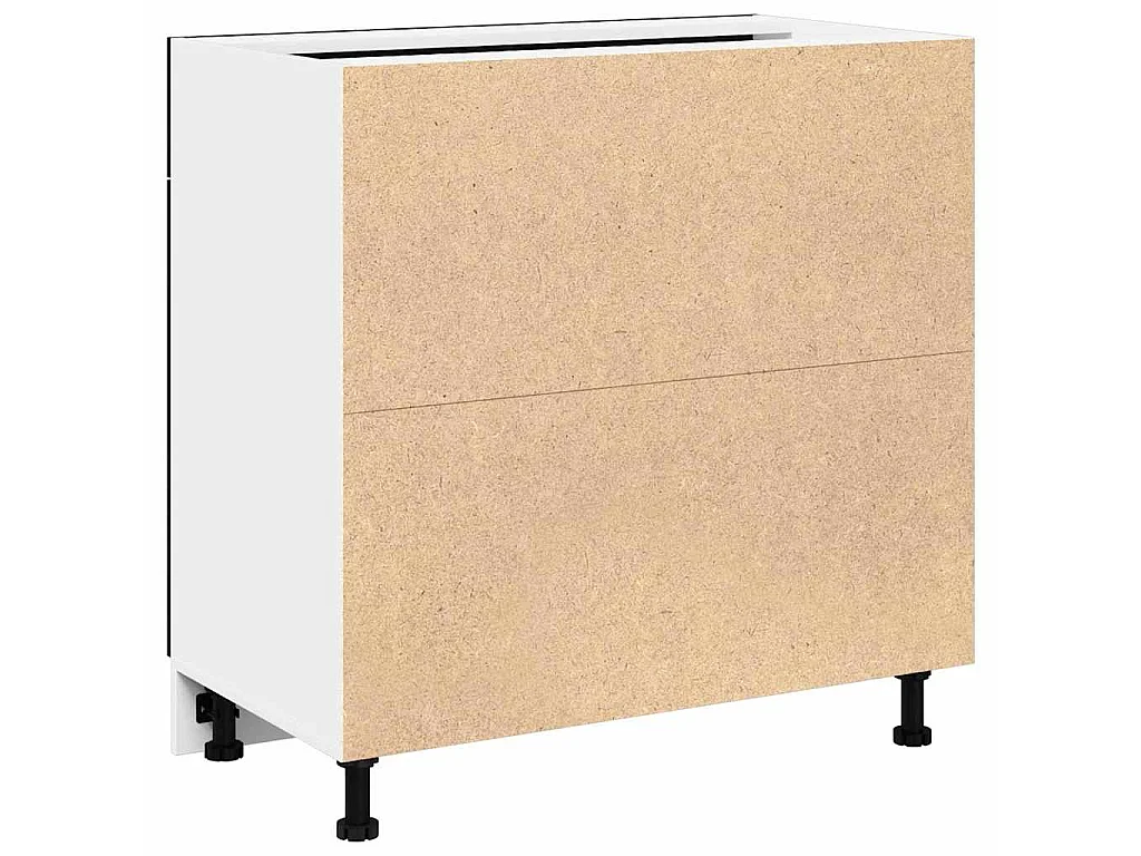 Armoire suspendue avec tiroir Chêne noir 80 x 31 x 81,5 cm