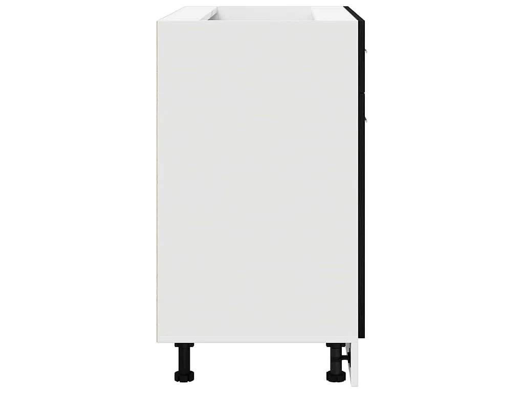 Armoire suspendue avec tiroir Chêne noir 80 x 31 x 81,5 cm