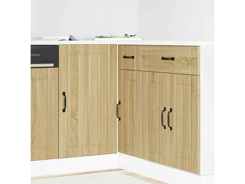 Mobile base da cucina Lucca Rovere Sonoma in Legno Multistrato