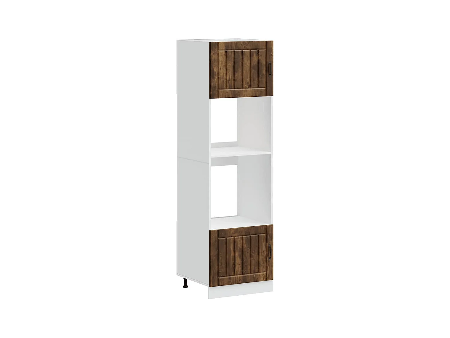Armoires de four 2 pièces "Lucca" Chêne fumé Bois d'ingénierie