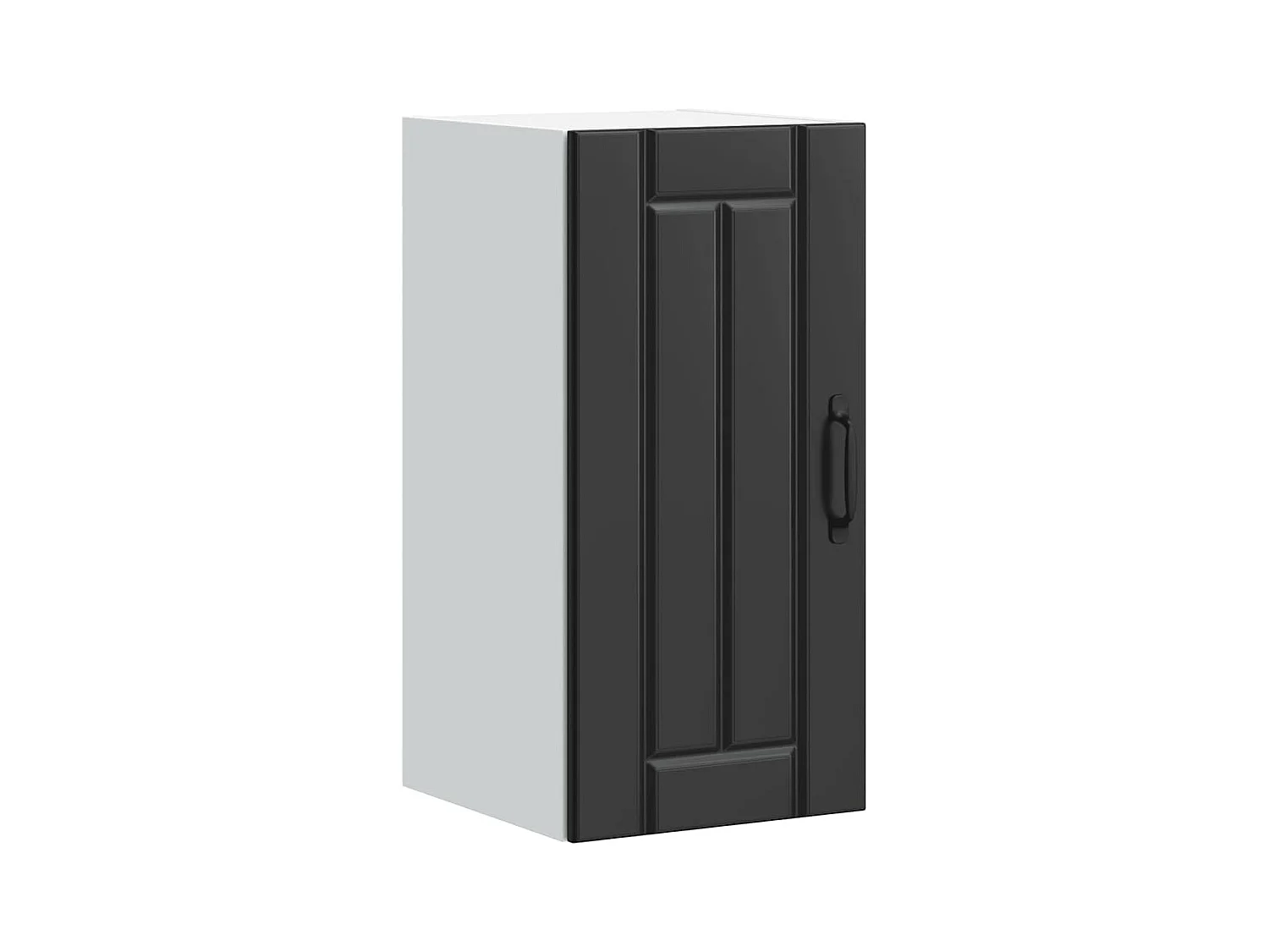 Küchen-Hängeschrank Lucca Schwarz Holzwerkstoff