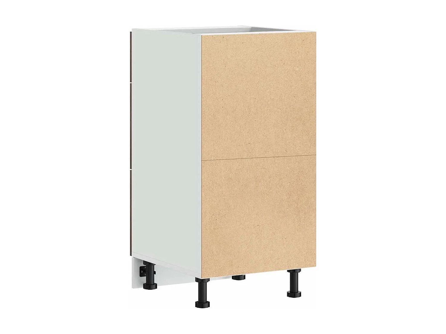 Meuble bas "Lyon" Chêne fumé 40 x 46 x 81,5 cm Bois d'ingénierie