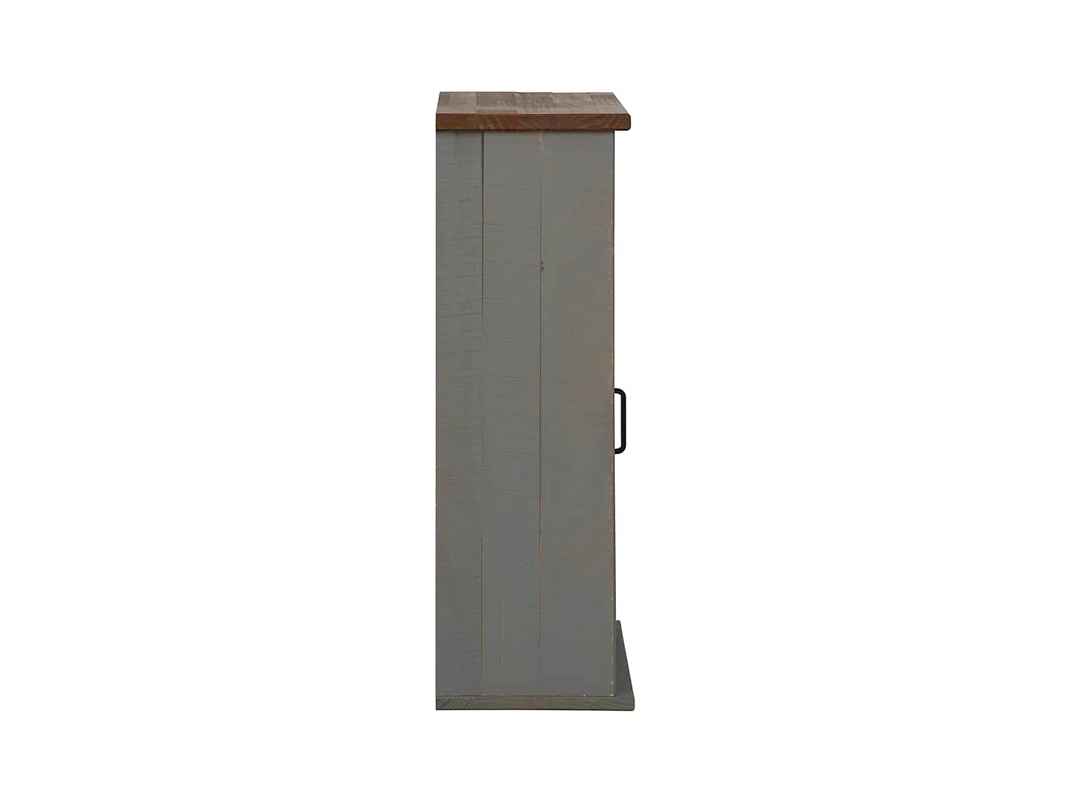 Armoire suspendue HALDEN porte coulissante gris 49x22,5x70 cm