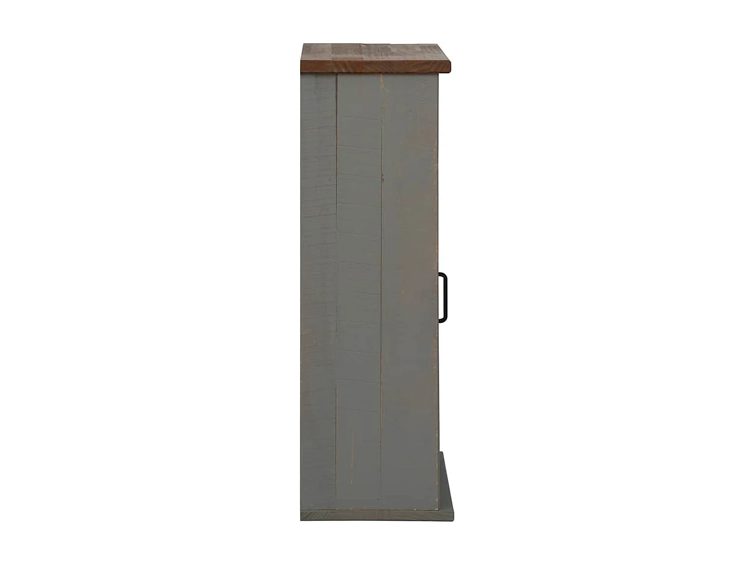 Armoire suspendue HALDEN porte coulissante gris 49x22,5x70 cm