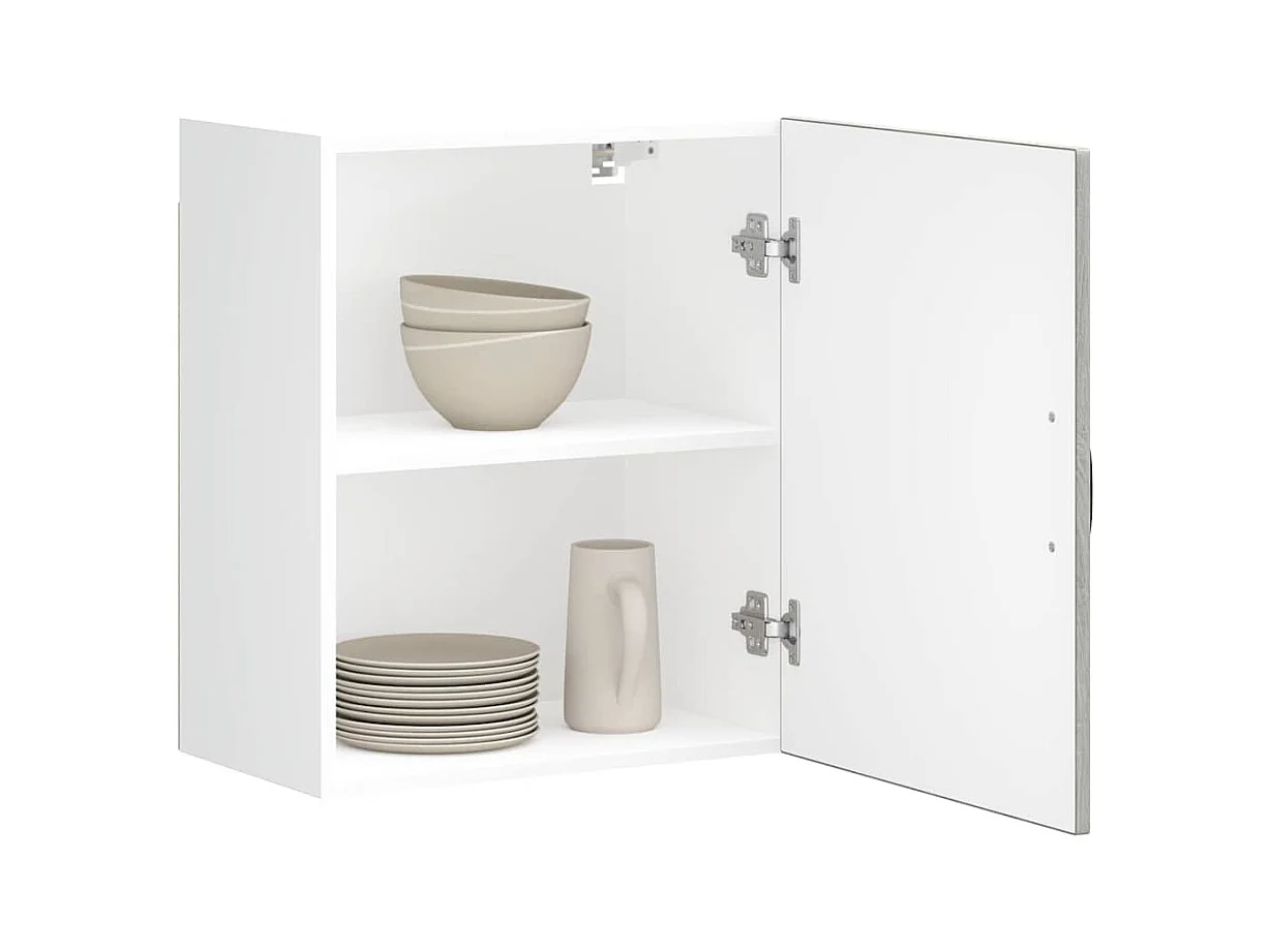 Armoire murale de cuisine Lucca sonoma gris bois ingénierie