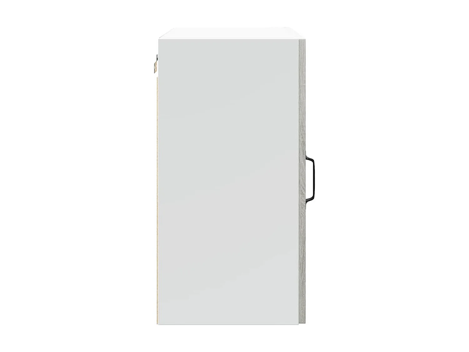 Armoire murale de cuisine Lucca sonoma gris bois ingénierie