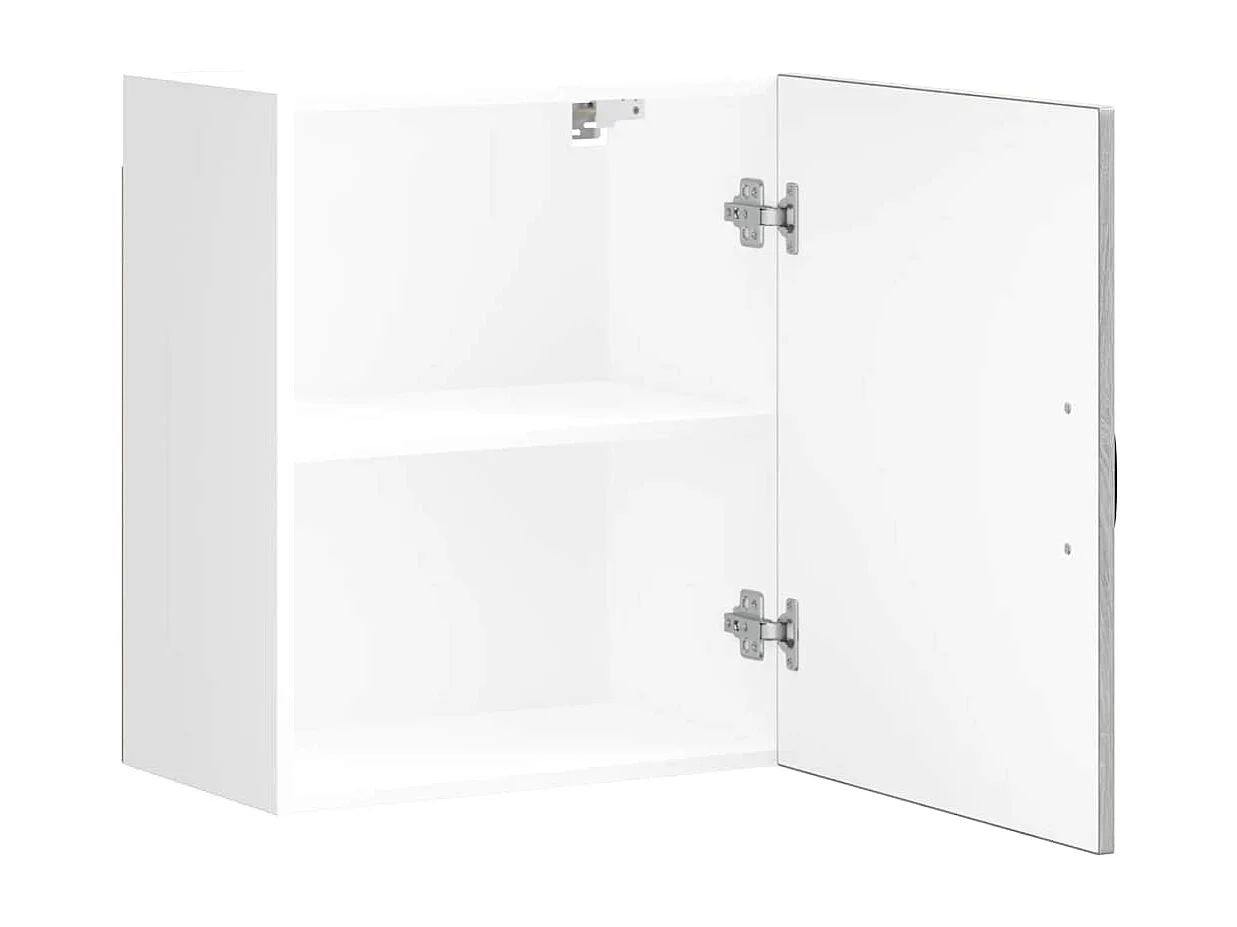 Armoire murale de cuisine Lucca sonoma gris bois ingénierie