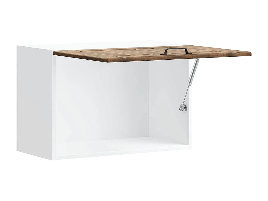 Armoire murale de cuisine Lucca chêne fumé bois ingénierie