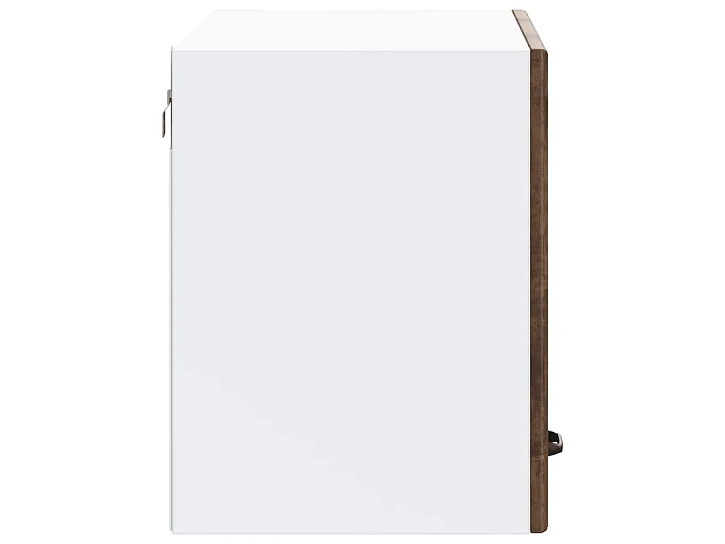 Armoire murale de cuisine Lucca chêne fumé bois ingénierie