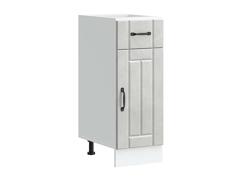 Base da Cucina Lucca Grigio Cemento in Legno Multistrato