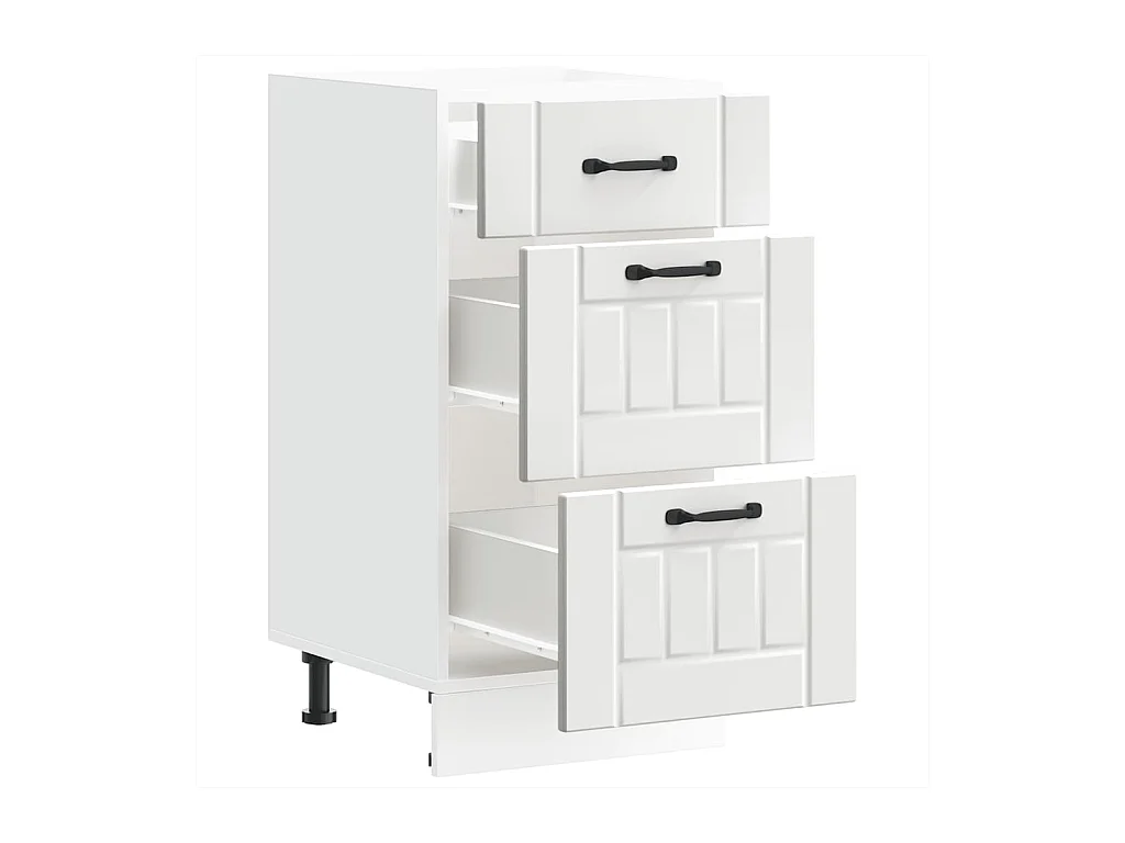 Base da Cucina Lucca Bianco in Legno Multistrato