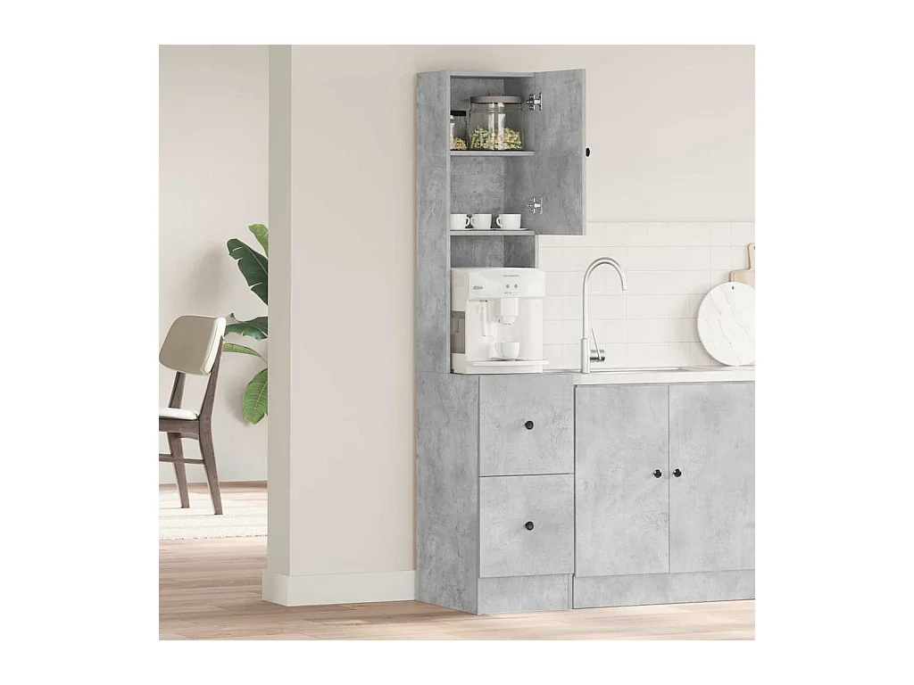 Armoire de cuisine Gris 35 x 50 x 180 cm Bois d'ingénierie