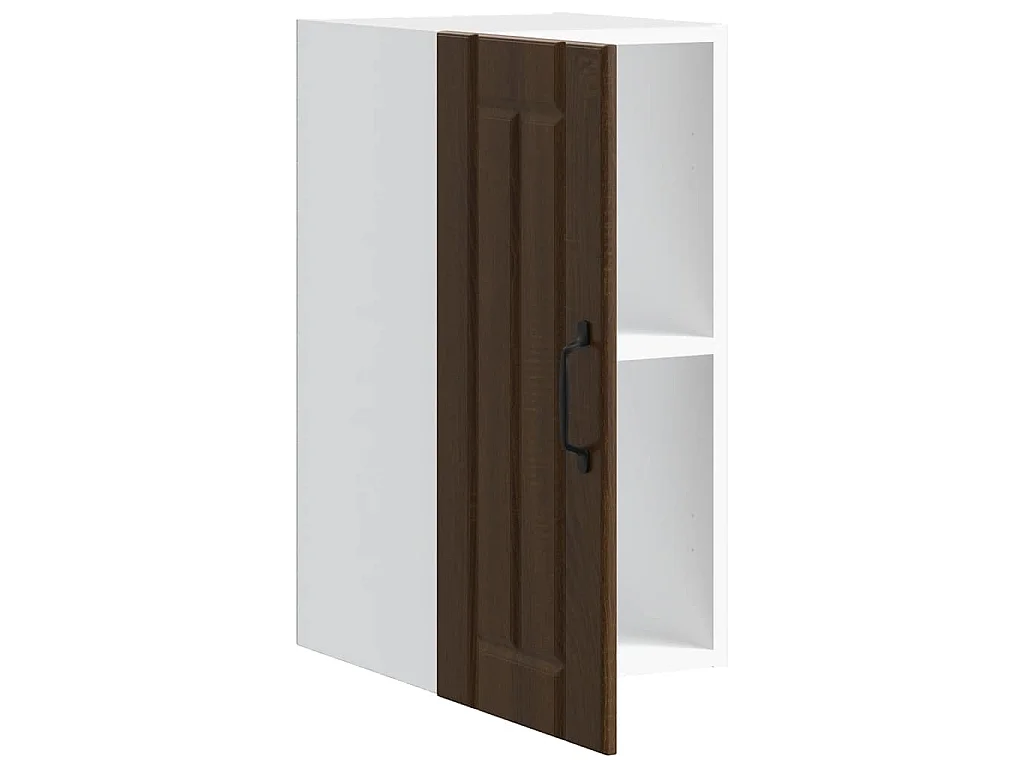 Armoire murale de cuisine Lucca chêne marron bois ingénierie