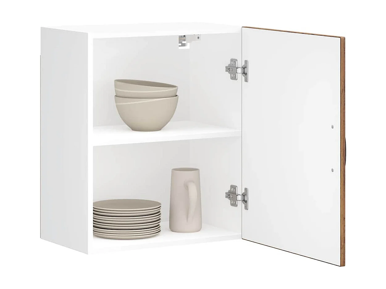 Armoire murale de cuisine Lucca vieux bois bois ingénierie