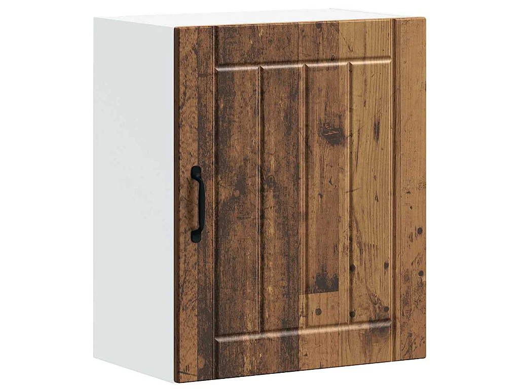Armoire murale de cuisine Lucca vieux bois bois ingénierie