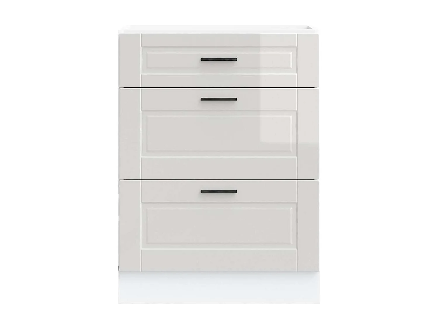 Mobiletto da cucina "Porto" Bianco lucido in legno ingegnerizzato