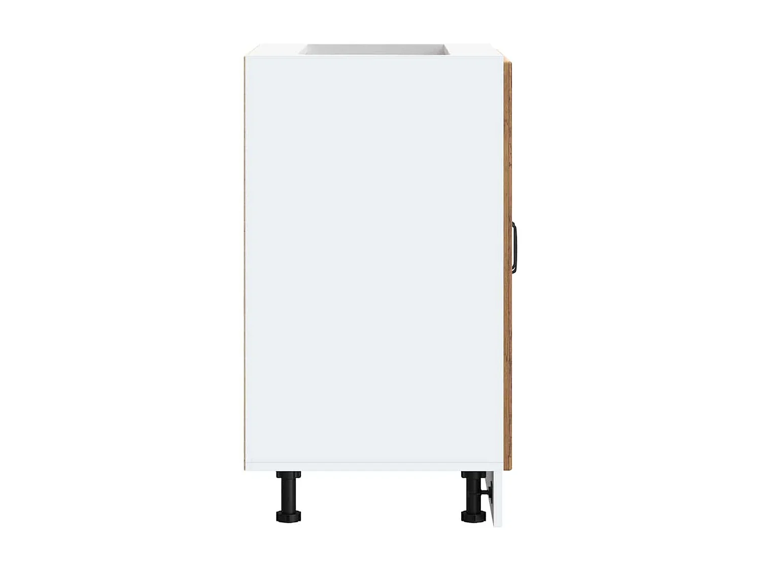 Meuble de base de lavabo Lucca vieux bois bois d'ingénierie