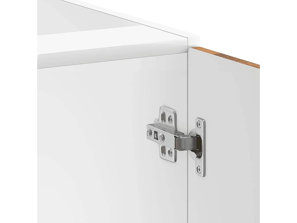 Meuble de base de lavabo Lucca vieux bois bois d'ingénierie