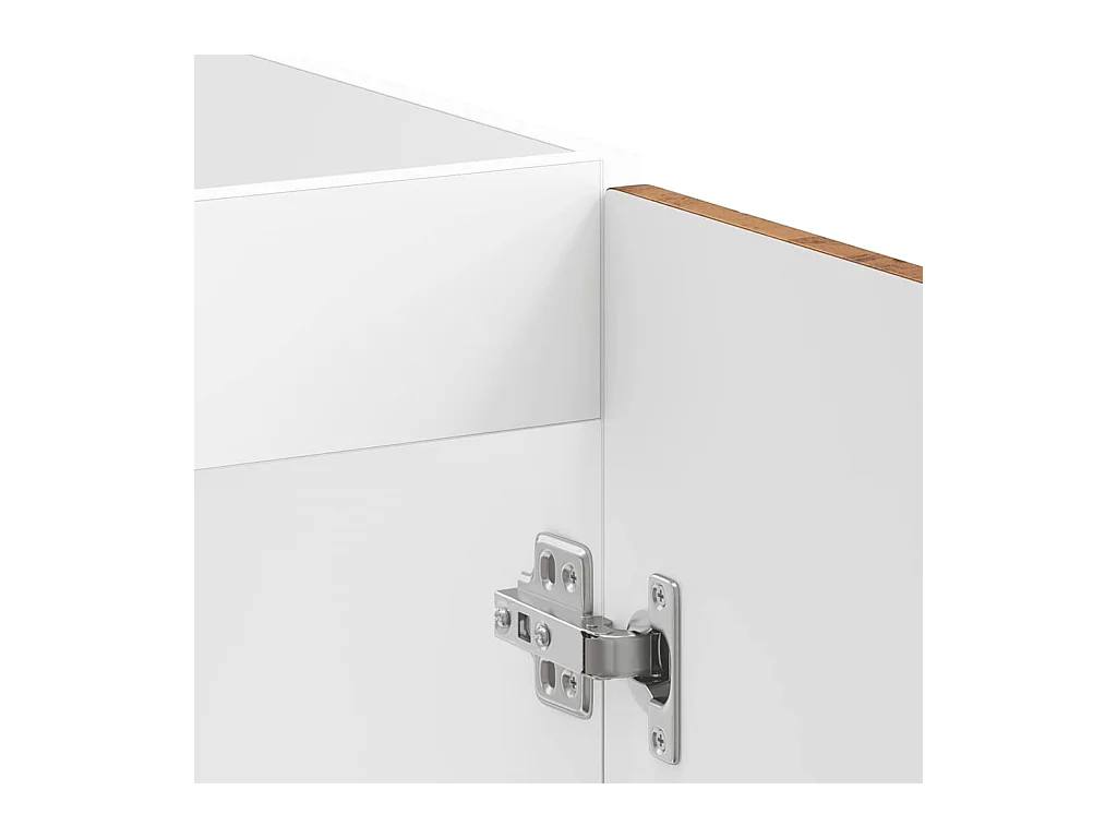 Spoelbakonderkast Lucca bewerkt hout oud houtkleurig