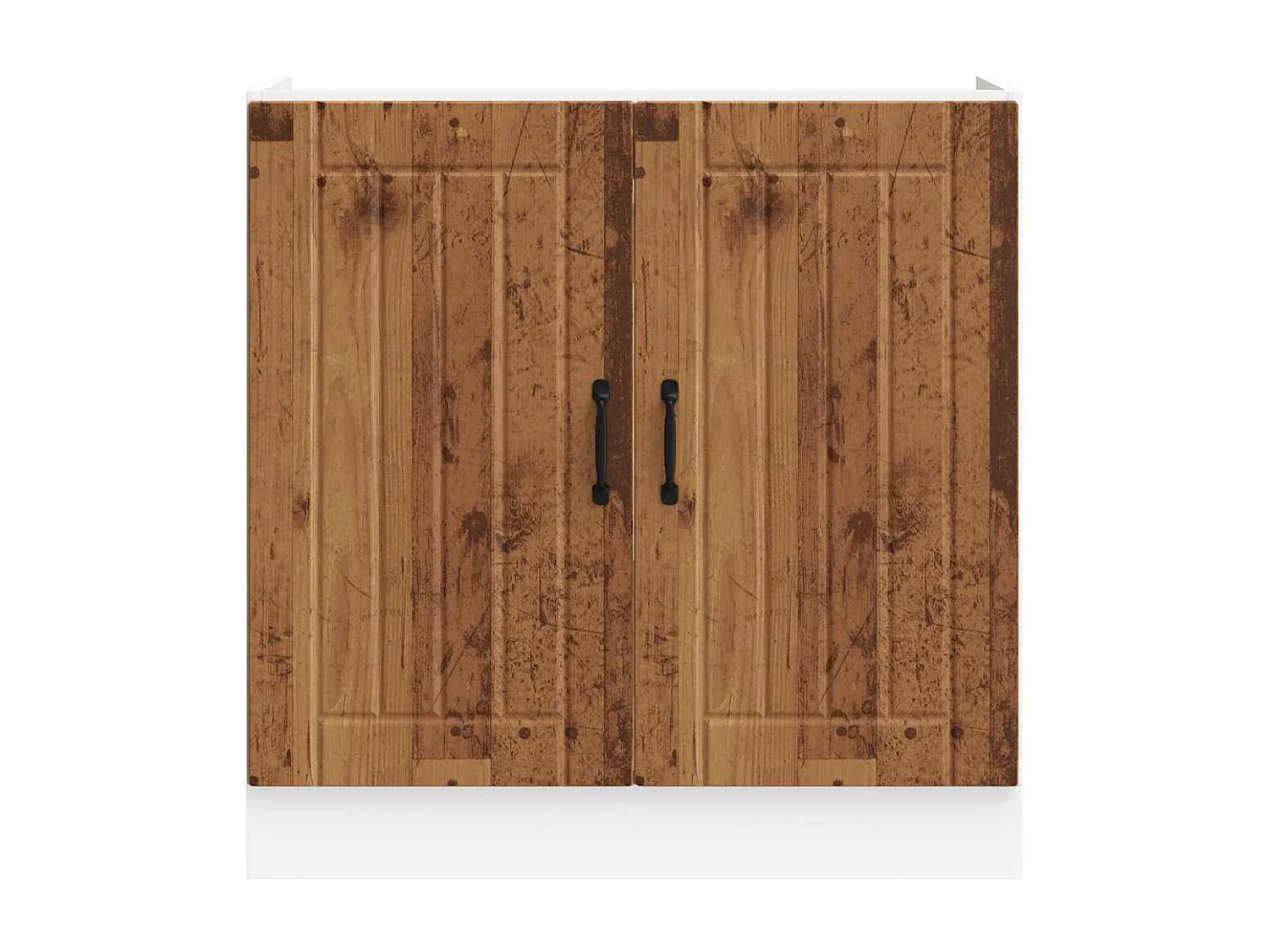 Mobile Base Lavello Lucca Legno Antico in Legno Multistrato