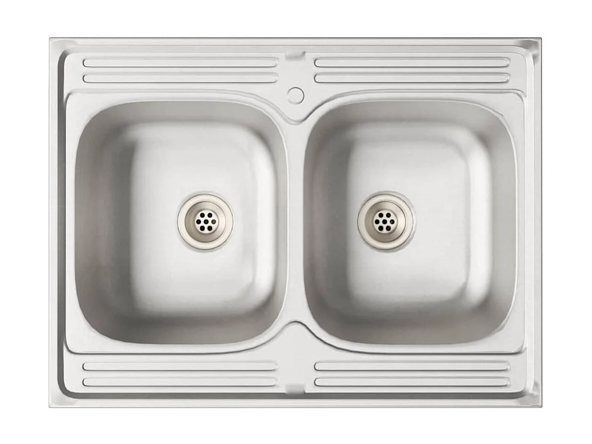 Armário de Cozinha Kalmar 2 pcs Cinzeto 80 x 46 x 81.5 cm