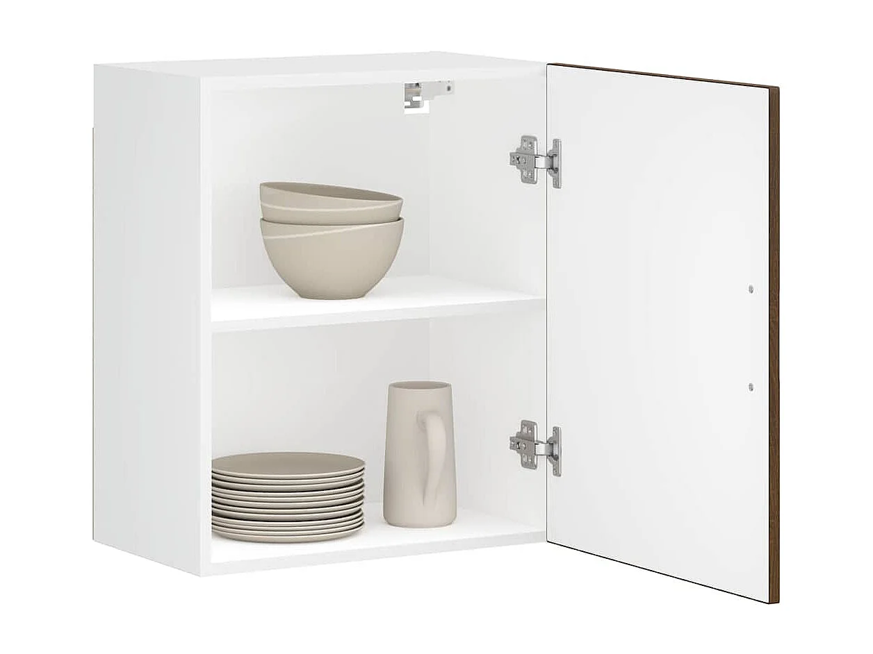 Armoires murales de cuisine 2 pcs Porto chêne marron