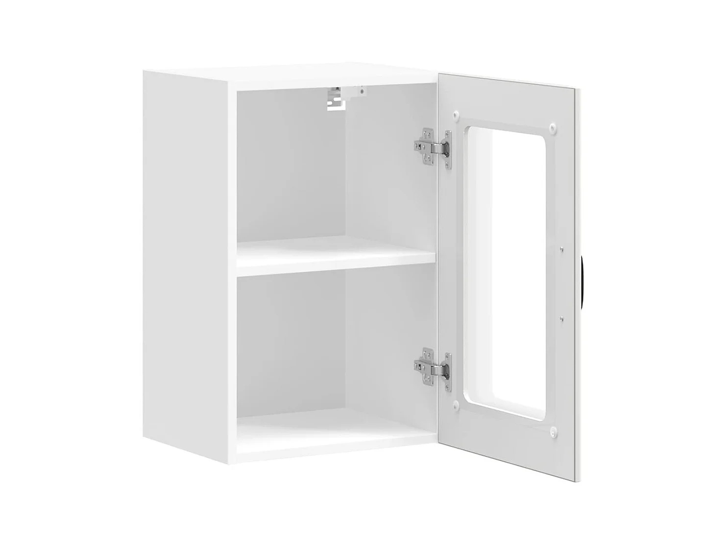 Pensile da Cucina con Porta in Vetro Lucca Bianco