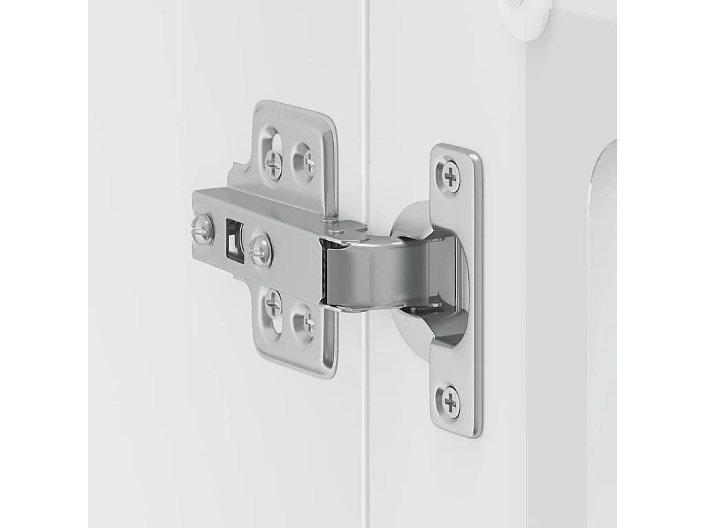 Armario pared cocina puerta de cristal Lucca blanca