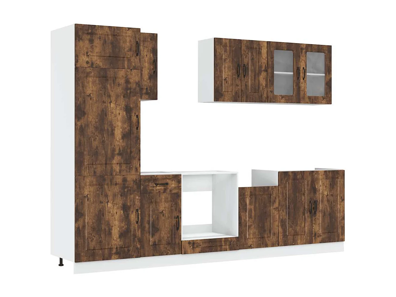 Ensemble d'armoires de cuisine 8 pcs Kalmar bois d'ingénierie