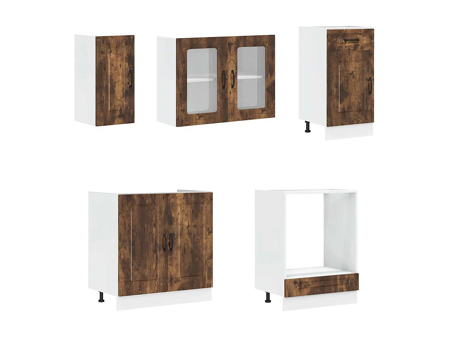 Ensemble d'armoires de cuisine 8 pcs Kalmar bois d'ingénierie