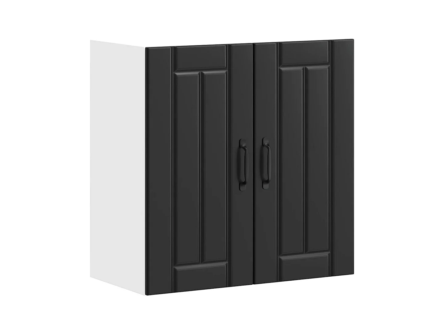 Küchen-Hängeschrank Lucca Schwarz Holzwerkstoff