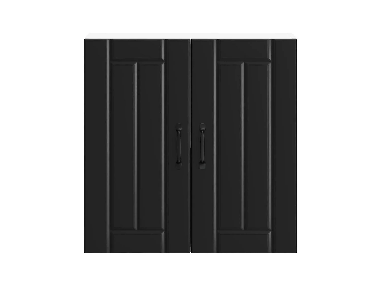 Küchen-Hängeschrank Lucca Schwarz Holzwerkstoff