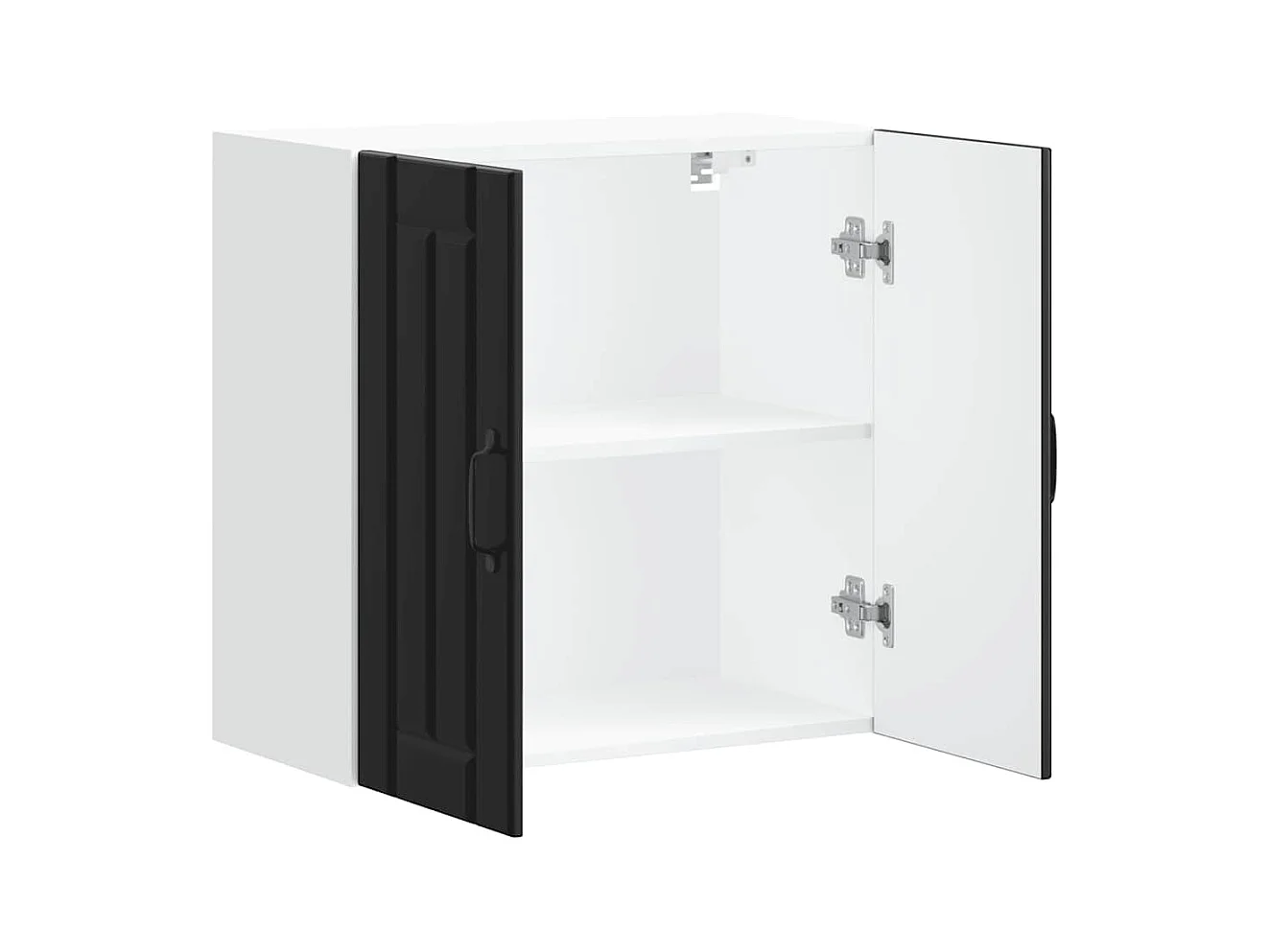 Küchen-Hängeschrank Lucca Schwarz Holzwerkstoff