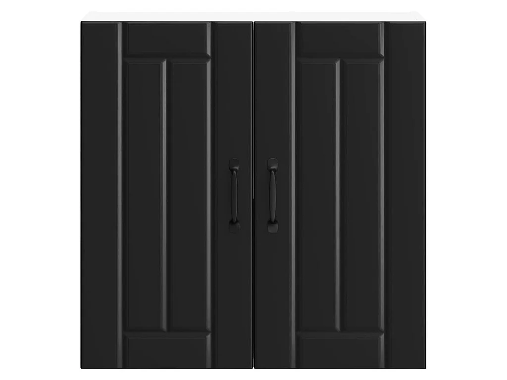 Küchen-Hängeschrank Lucca Schwarz Holzwerkstoff