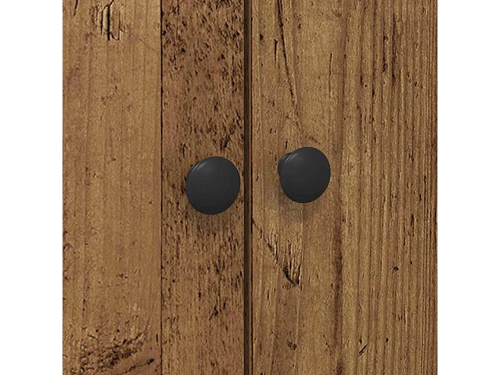 Armoire de cuisine avec étagère Bois ancien 60 x 50 x 180 cm