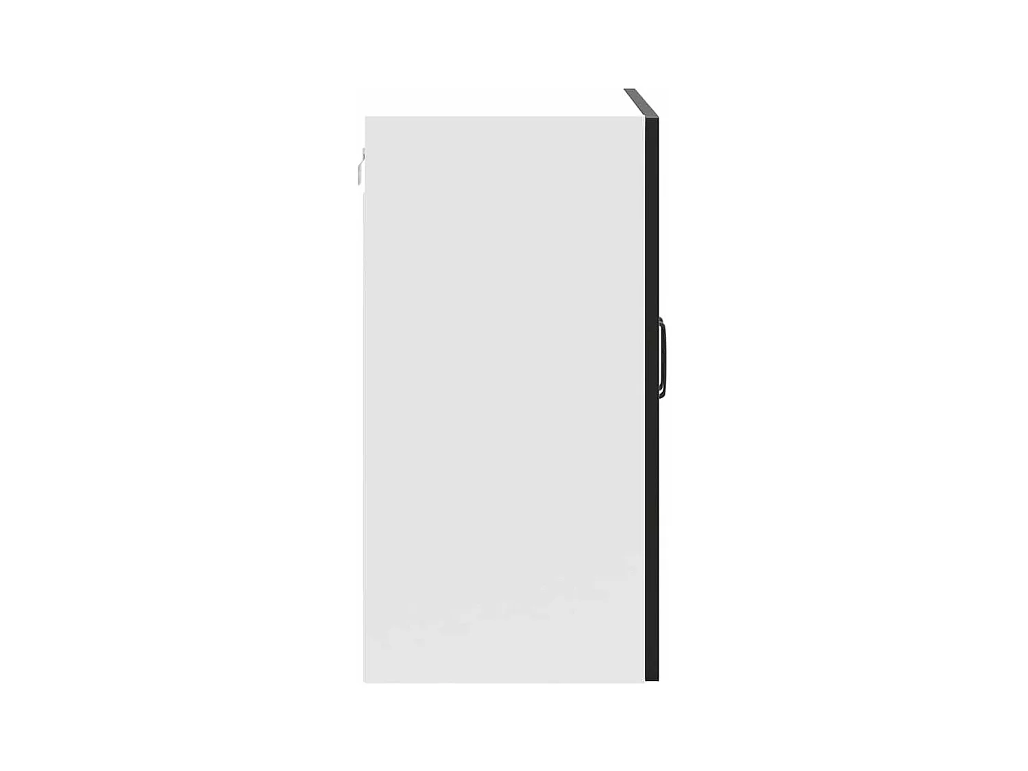 Keukenwandkast Kalmar bewerkt hout zwart