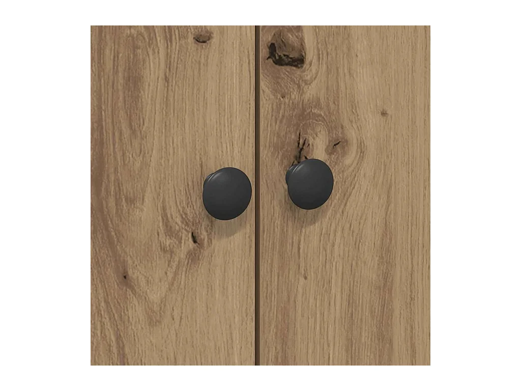 Keukenkast met plank artisanaal eikenkleurig 60 x 50 x 180 cm