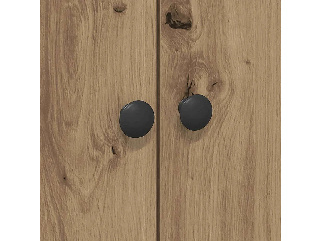 Keukenkast met plank artisanaal eikenkleurig 60 x 50 x 180 cm