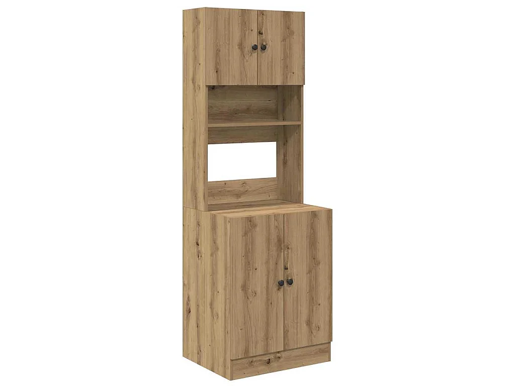 Buffet de cuisine 2 pcs Chêne artisanal 60 x 50 x 180 cm