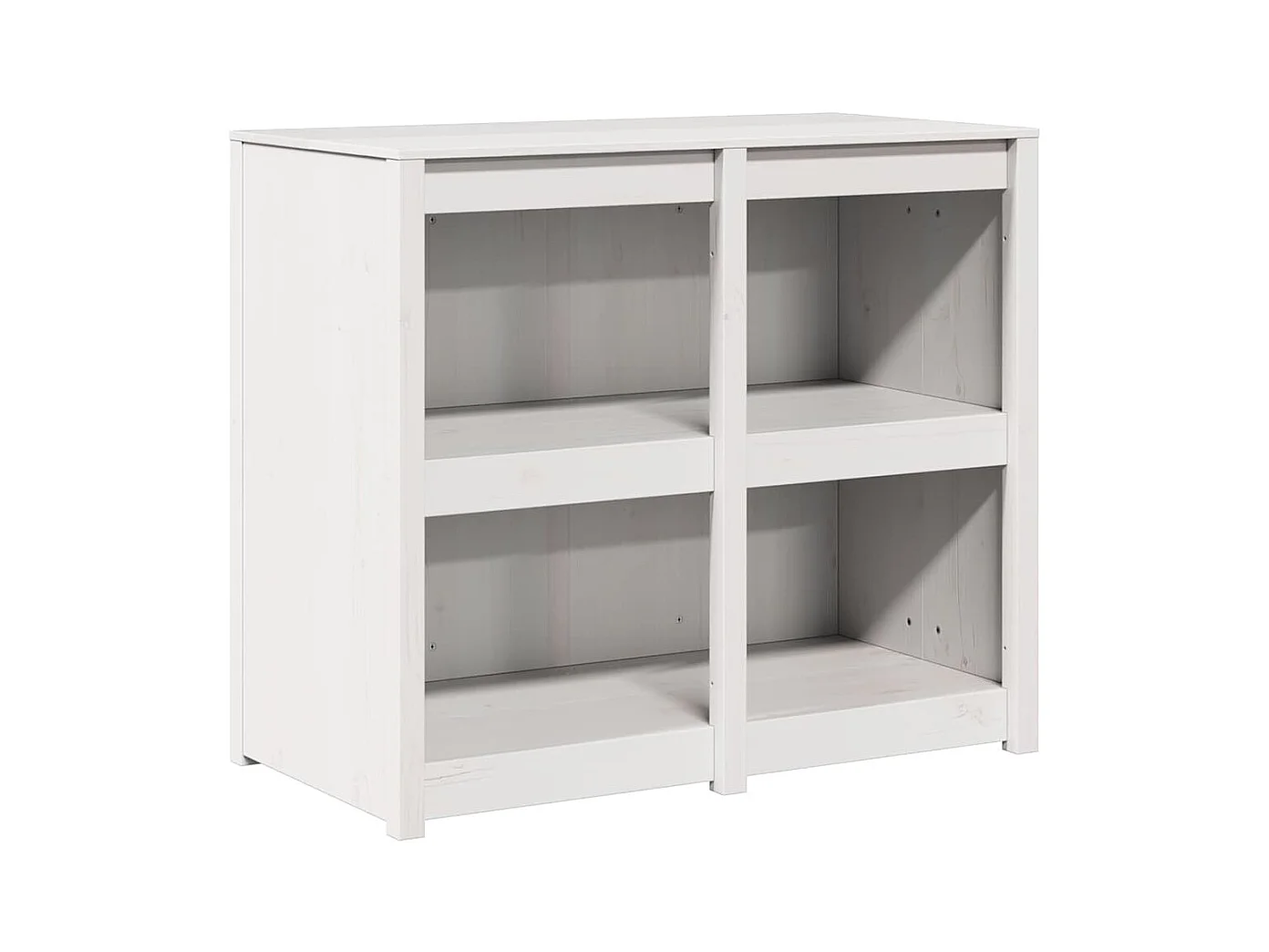 Armoire de cuisine avec étagère Blanc chaud 106 x 55 x 92 cm