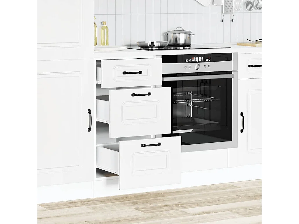 Base da Cucina Kalmar Bianco in Legno Multistrato