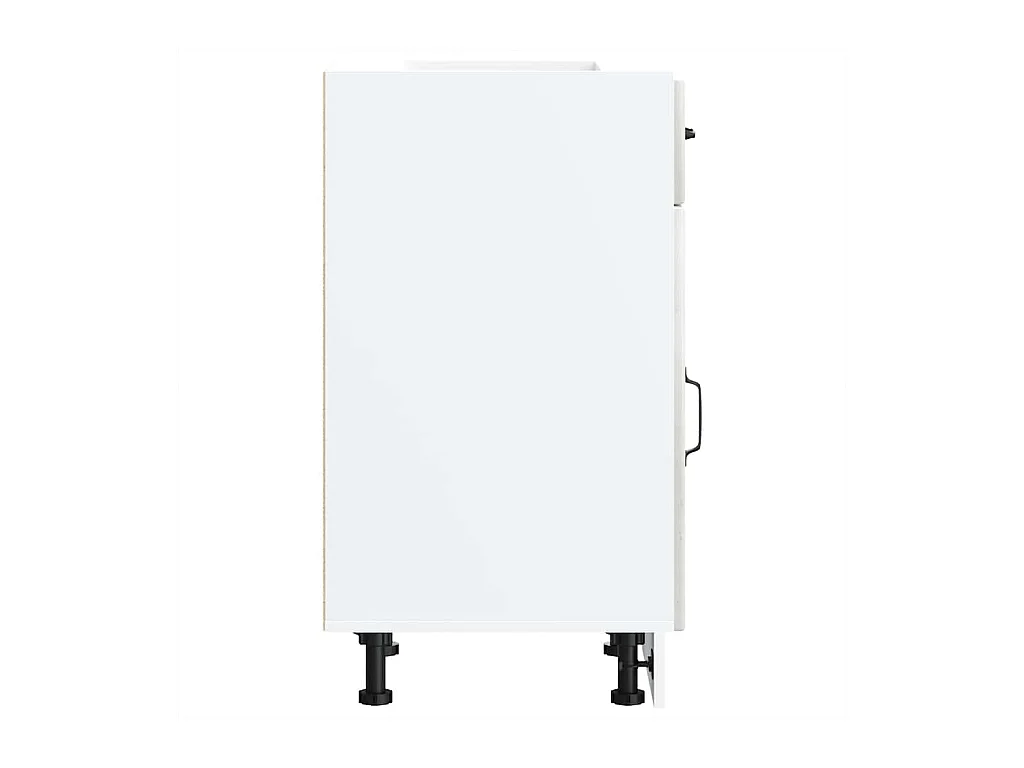 Küchen-Unterschrank Lucca Betongrau Holzwerkstoff