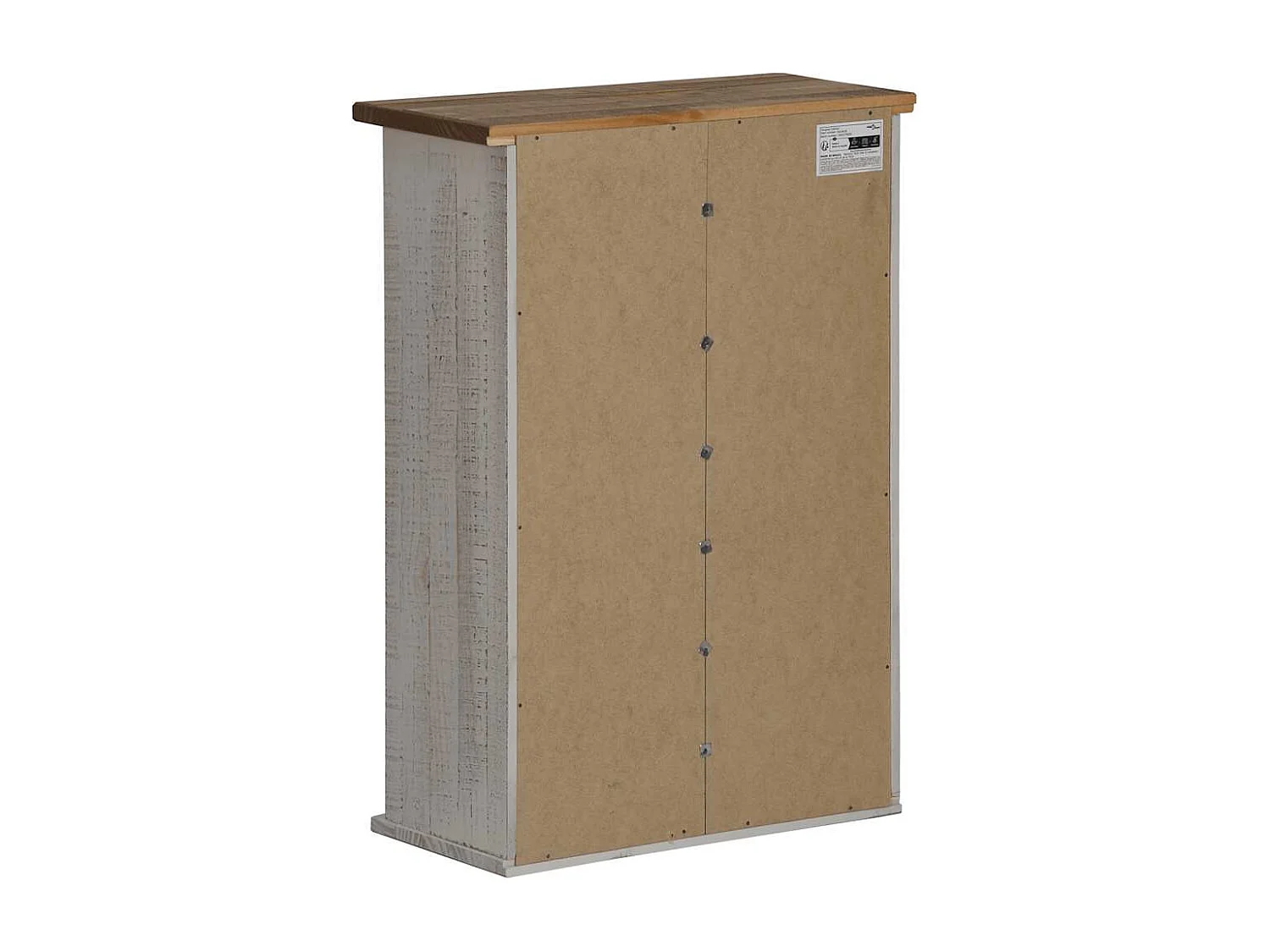 Armoire suspendue HALDEN porte coulissante blanc 49x22,5x70 cm