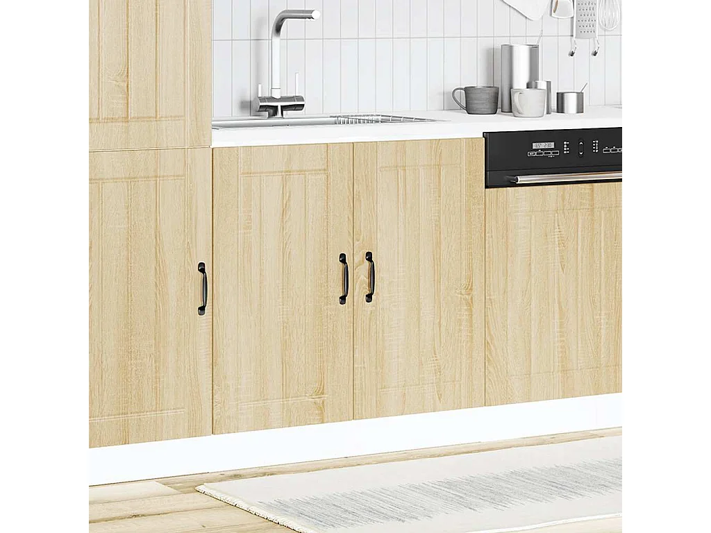 Spülenunterschrank Lucca Sonoma-Eiche Holzwerkstoff