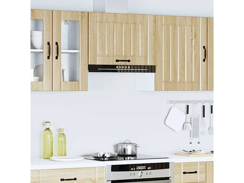 Armário de parede da cozinha Lucca madeira carvalho sonoma