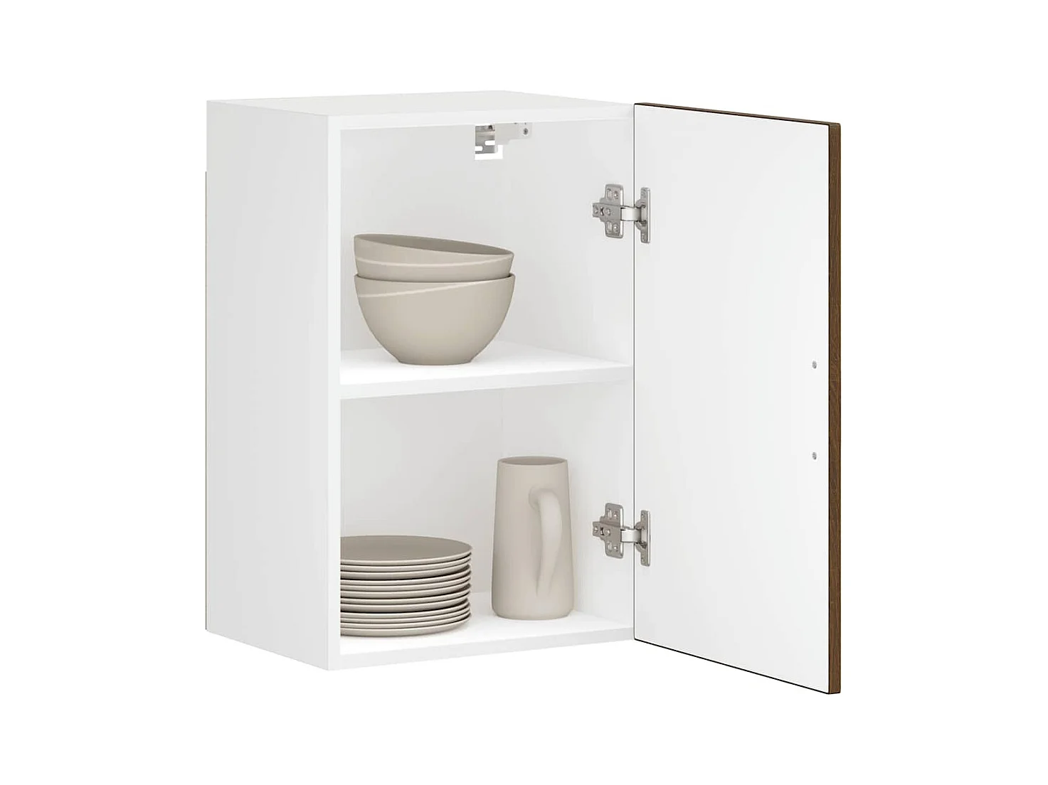 Keukenwandkast Porto bewerkt hout bruin eikenkleur