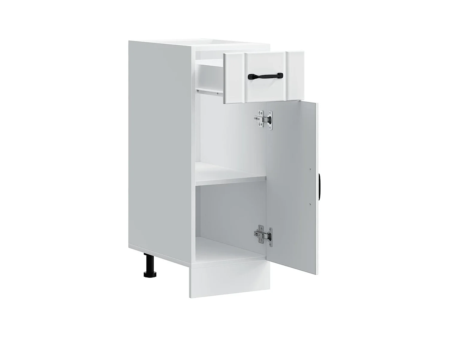 Armoire de cuisine Lucca blanc bois d'ingénierie