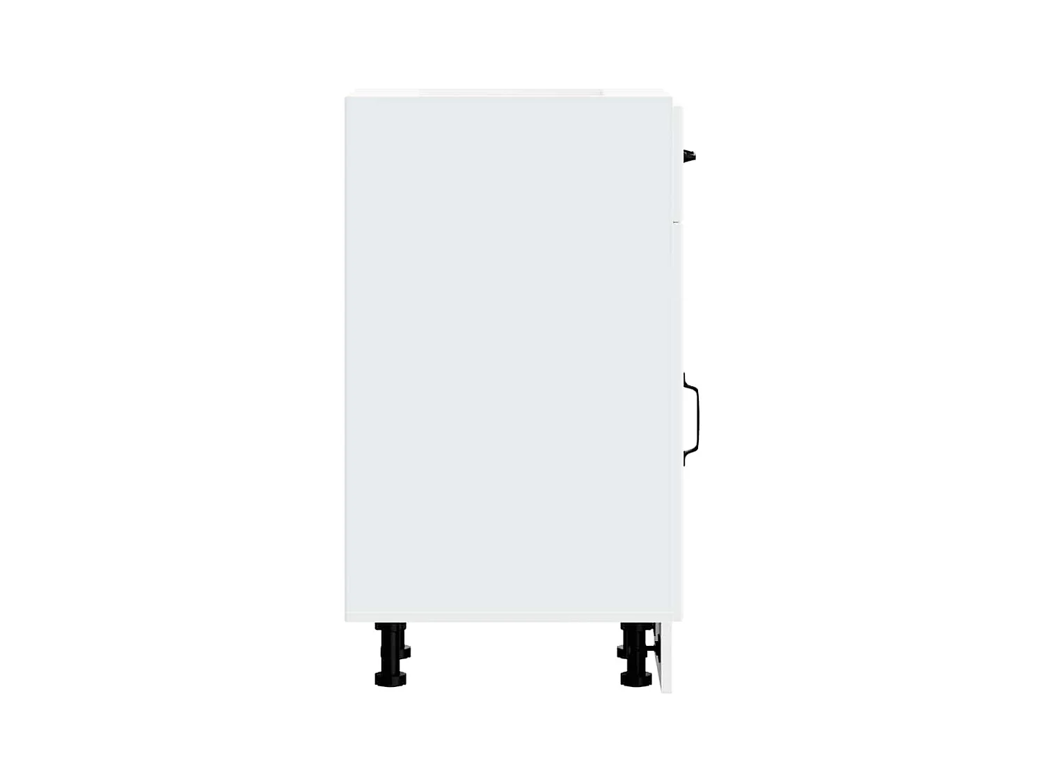 Armoire de cuisine Lucca blanc bois d'ingénierie